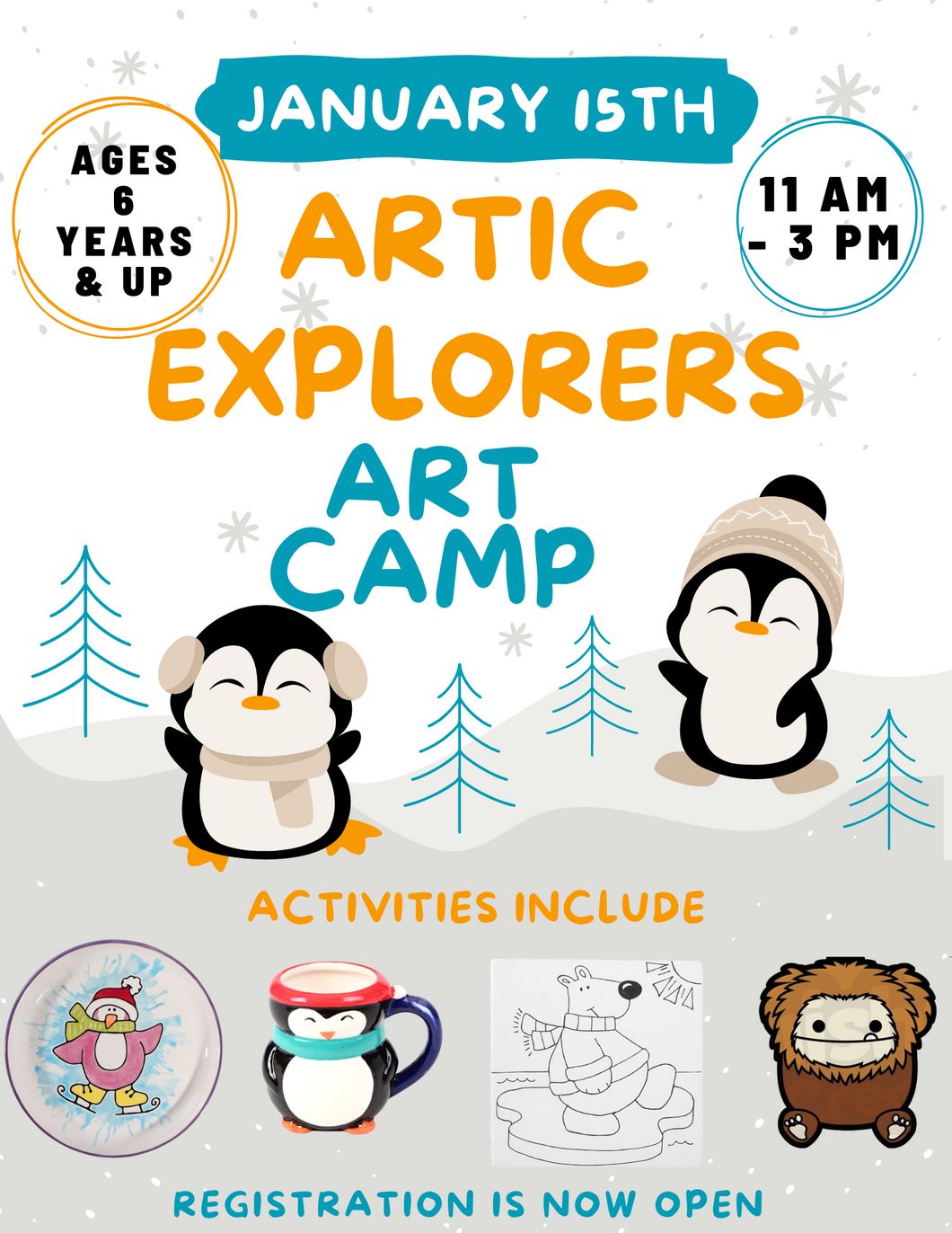 Artic Explorers Art Camp