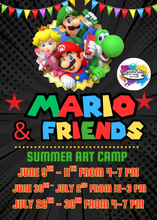 Load image into Gallery viewer, Mario &amp; Friends Summer Art Camp