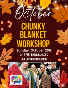 October DIY Chunky Blanket Workshop