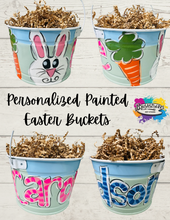 Load image into Gallery viewer, Personalized Painted Easter Buckets