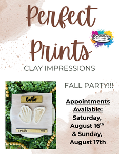 Perfect Prints Clay Impressions Fall Party!!!