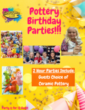 Load image into Gallery viewer, March Kids Pottery Birthday Parties