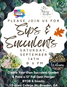 Sips & Succulents Fall Edition