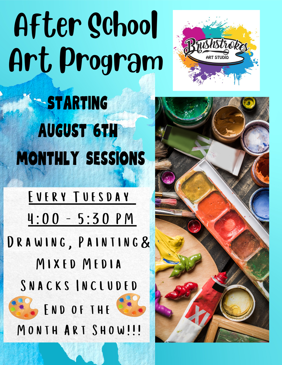 After School Art Program – Brushstrokesmobileartstudio