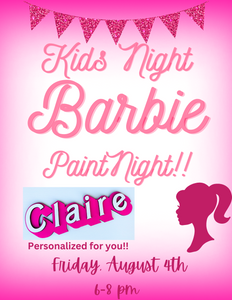 Kid's Night Barbie Paint Party