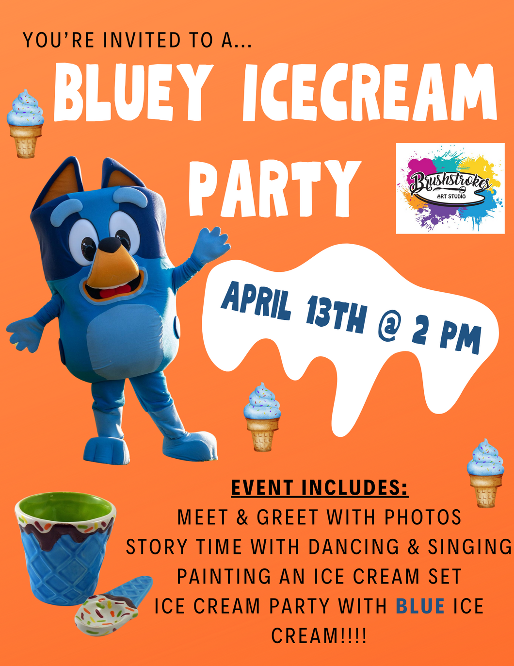 Bluey Ice Cream Party!!!