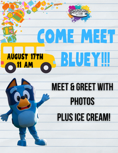 Bluey Goes Back to School Paint Party!!!