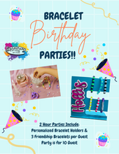 Load image into Gallery viewer, November Kids Bracelet Birthday Parties