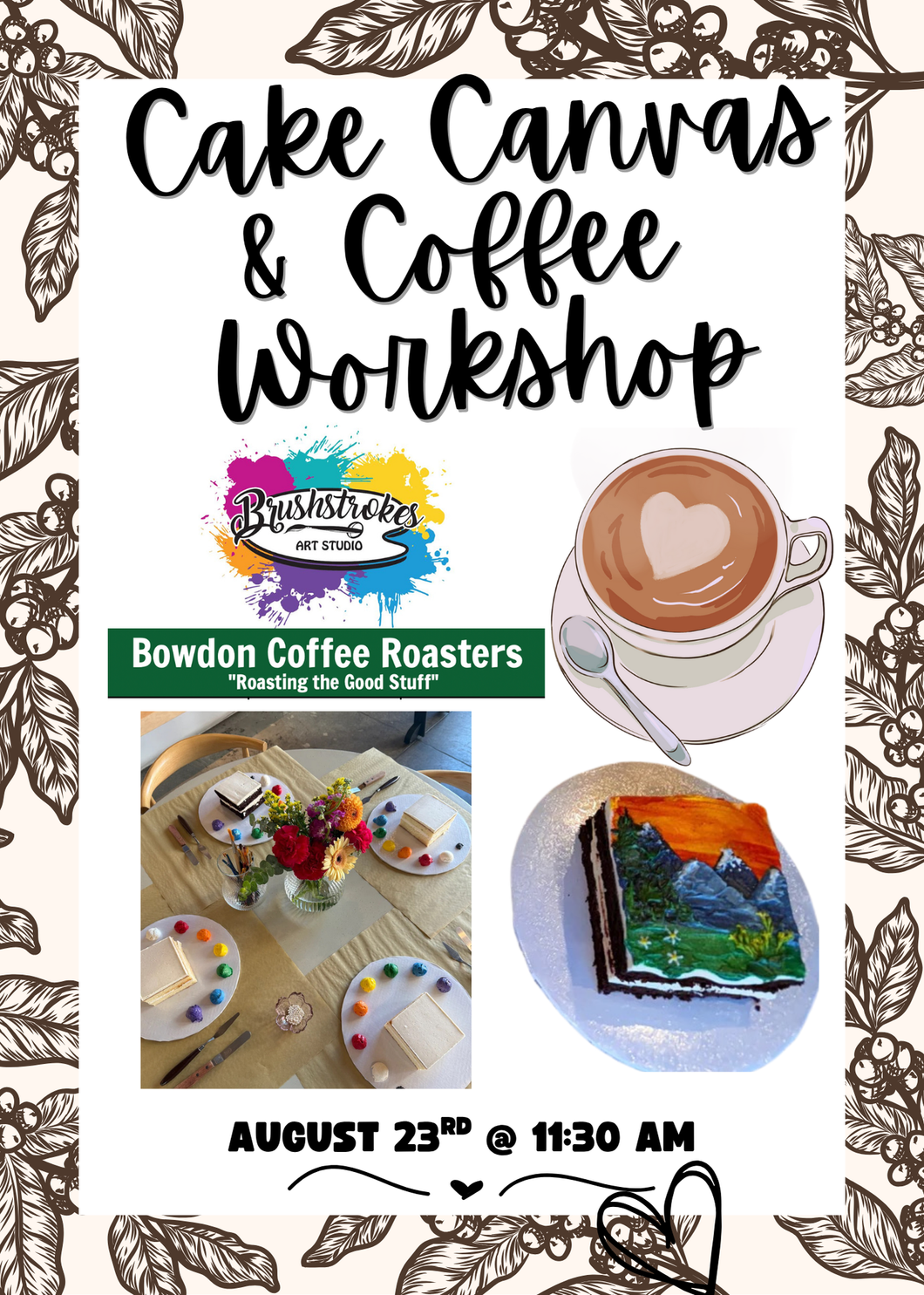 Cake Canvas & Coffee Workshop