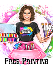 Load image into Gallery viewer, Face Painting Add-On Party Option