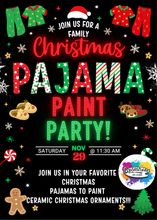 Load image into Gallery viewer, Family Christmas Pajama Paint Party!!!