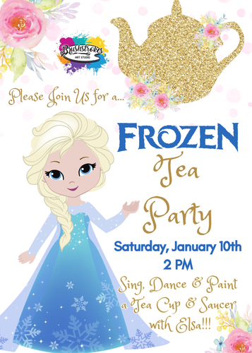 Frozen Tea Party with Elsa!!!
