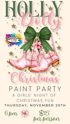 Holly Dolly Christmas Paint Party