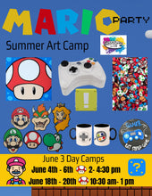 Load image into Gallery viewer, Mario Party Summer Art Camp 2024!!!