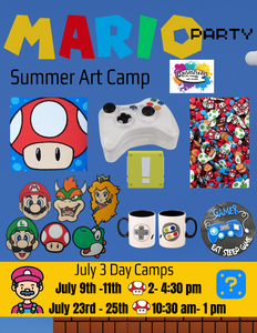 Mario Party Summer Art Camp 2024!!!