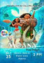 Load image into Gallery viewer, 🌊 The Ocean Is Calling - Moana Paint Party!!! 🌊