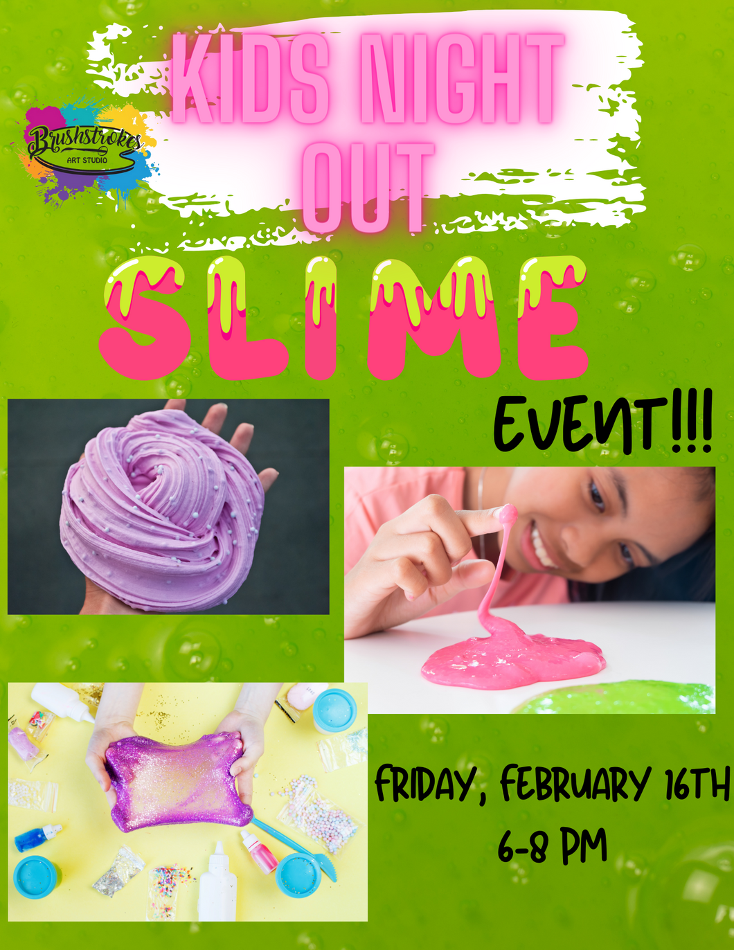 Kids Night Out Slime Event!!!