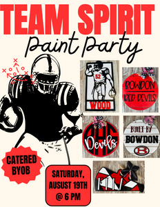 Team Spirit Paint Party