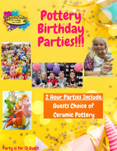 Load image into Gallery viewer, October Kids Pottery Birthday Parties