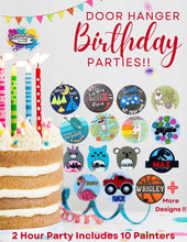 Load image into Gallery viewer, December Kids Door Hanger Birthday Parties