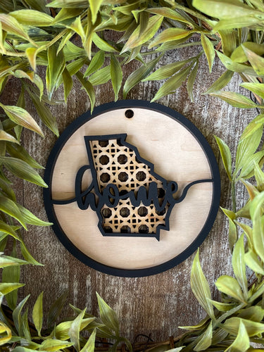 Boho State Ornament