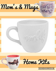 Moms & Mugs At Home Kit (2 Mugs)