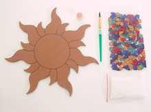 Load image into Gallery viewer, Mosaic Sun Plaque Kit