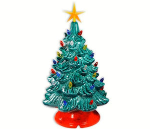 Large Lighted Vintage Christmas Tree