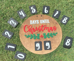 Days Until Christmas Circle