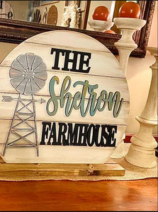 Stand Up Farmhouse Sign
