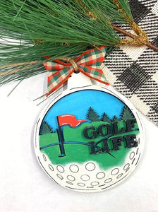 Golf Life Ornament
