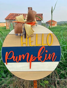Hello Pumpkin Slat