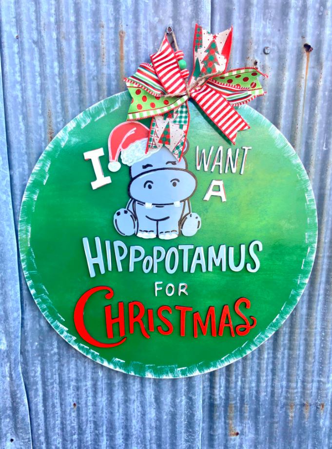 Hippopotamus For Christmas