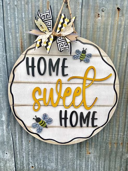 Home Sweet Home Bee (Slat)