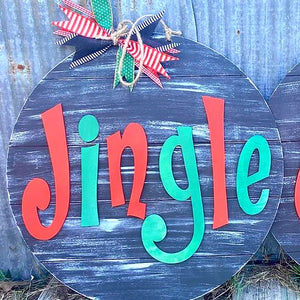 Jingle Door Hanger