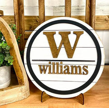 Load image into Gallery viewer, Personalized Plate Sign with Stand