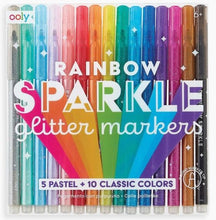 Load image into Gallery viewer, Rainbow Sparkle Glitter Markers
