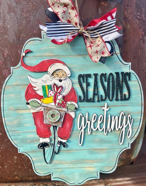Santa Bike Season Greetings