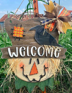 Scarecrow Door Hanger