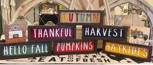 September 16th @ 6PM DIY Fall Signs Event