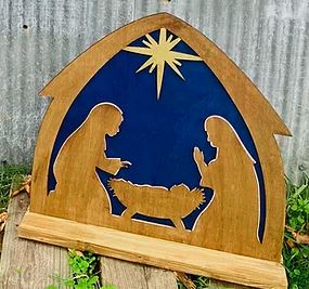 Stand up Nativity Design