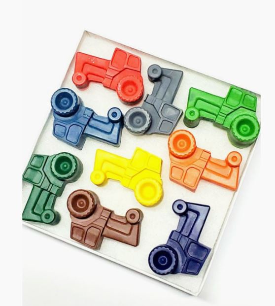 Tractor Crayons/ Kids Gift/ Stocking Stuffer