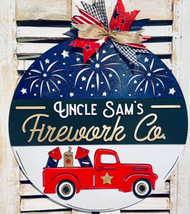 Uncle Sam's Firework Truck
